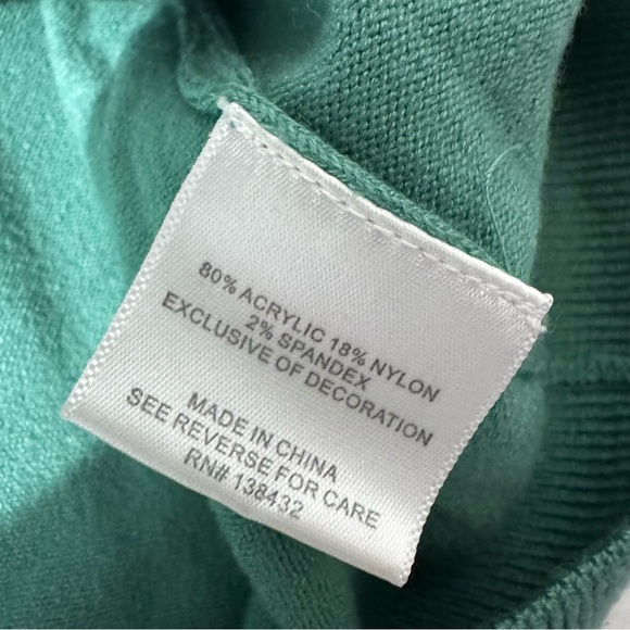 Modcloth Green minimalist normcore Short Sleeve Sweater - Picture 6 of 6